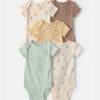 Baby 5-Pack Critter Multipack Bodysuits