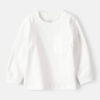 Baby Boy Long-Sleeve Pocket Tee - White 11 Baby Boy Long-Sleeve Pocket Tee - White
