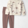 Toddler 2-Piece Organic Cotton French Terry Pullover & Pant Set in Western Rodeo