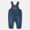 Baby Girl Denim Overalls - Medium Wash