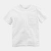 Baby Solid Short-Sleeve Pocket Tee - White