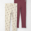 Toddler Girl 2-Pack Organic Cotton Leggings 11 Toddler Girl 2-Pack Organic Cotton Leggings