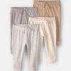 Baby 4-Pack Pull-On Pants - Grey/Ivory/Tan 8 Baby 4-Pack Pull-On Pants - Grey/Ivory/Tan