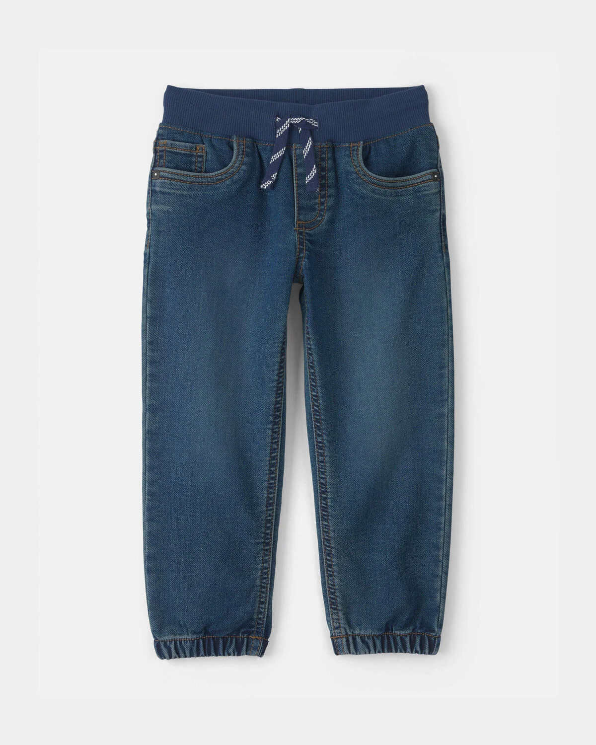 Toddler Boy Denim Jogger - Dark Wash 1 Toddler Boy Denim Jogger - Dark Wash