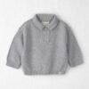 Baby Boy Organic Cotton Sweater Knit Polo