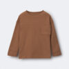 Toddler Ribbed Long-Sleeve Pocket Tee - Brown 7 Toddler Ribbed Long-Sleeve Pocket Tee - Brown