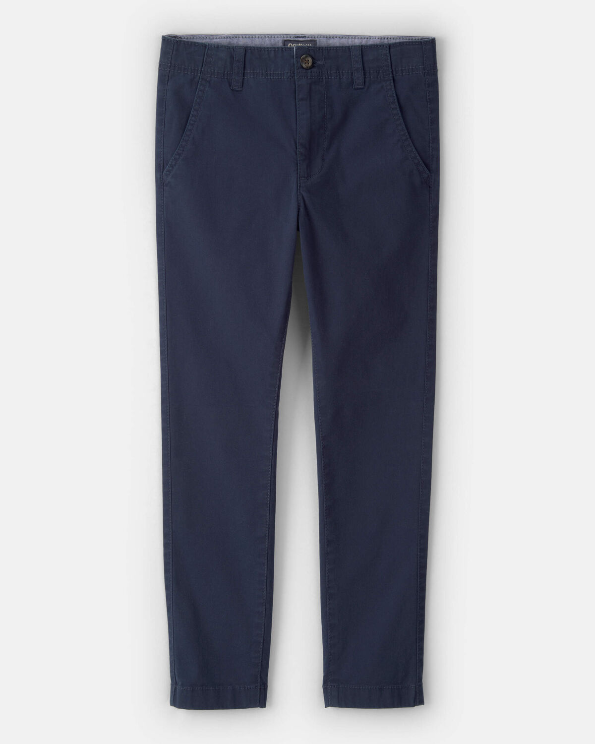 Boys Slim Tapered Chino Pants - Navy 1 Boys Slim Tapered Chino Pants - Navy