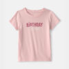 Toddler Girl 'Birthday Girlie' Graphic Tee - Pink