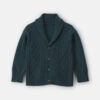 Toddler Boy Sweater Cardigan - Dark Green 7 Toddler Boy Sweater Cardigan - Dark Green