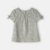 Toddler Girl Floral Puff-Sleeve Top - Green