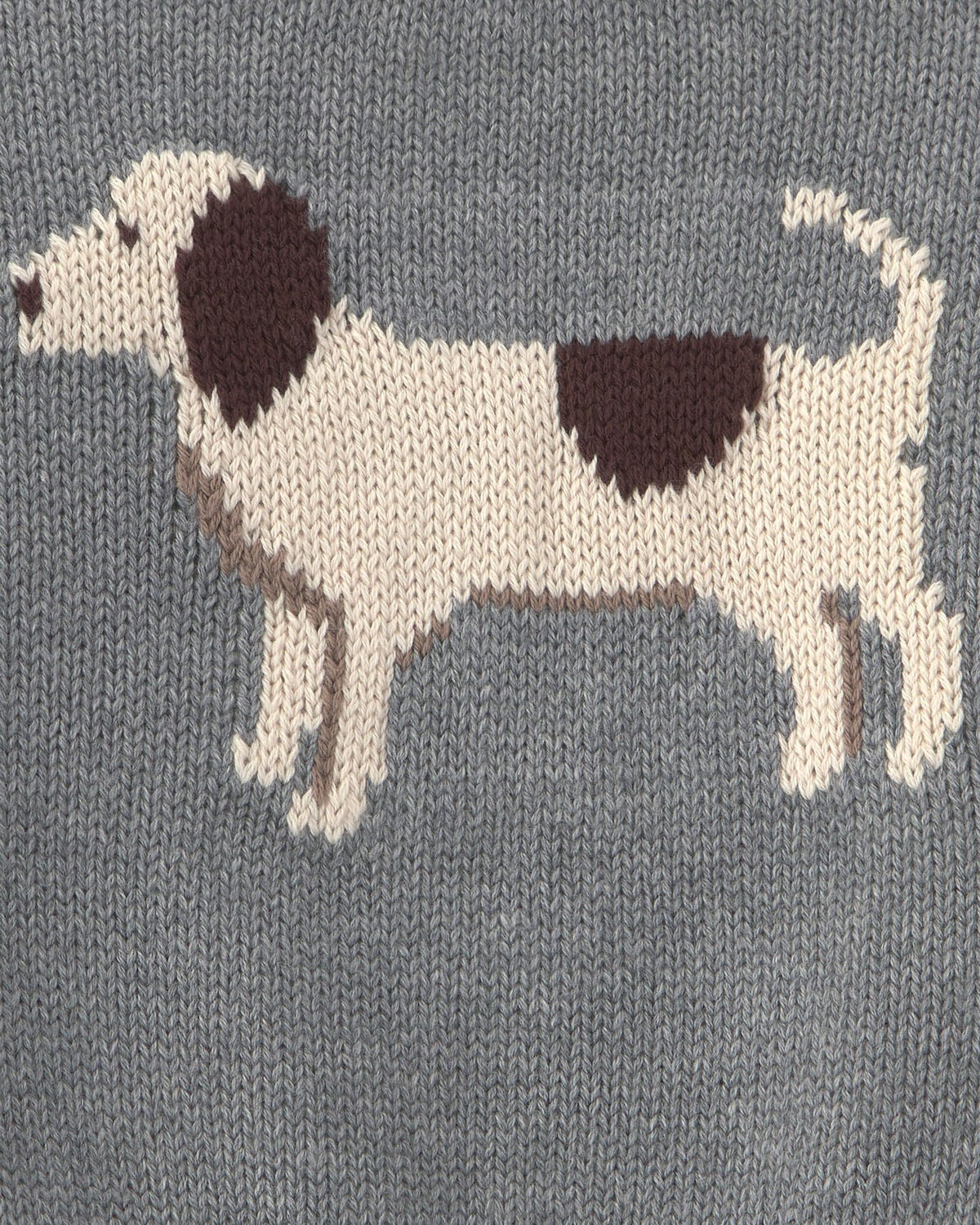 Baby Organic Cotton Dog Sweater Knit Pullover 3 Baby Organic Cotton Dog Sweater Knit Pullover