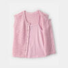 Girls 2-Piece Sweater Top Set - Pink