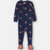 Toddler Boy 1-Piece Football DreamPlush Snug Fit Footed Pajama - Navy Blue 4 Toddler Boy 1-Piece Football DreamPlush Snug Fit Footed Pajama - Navy Blue