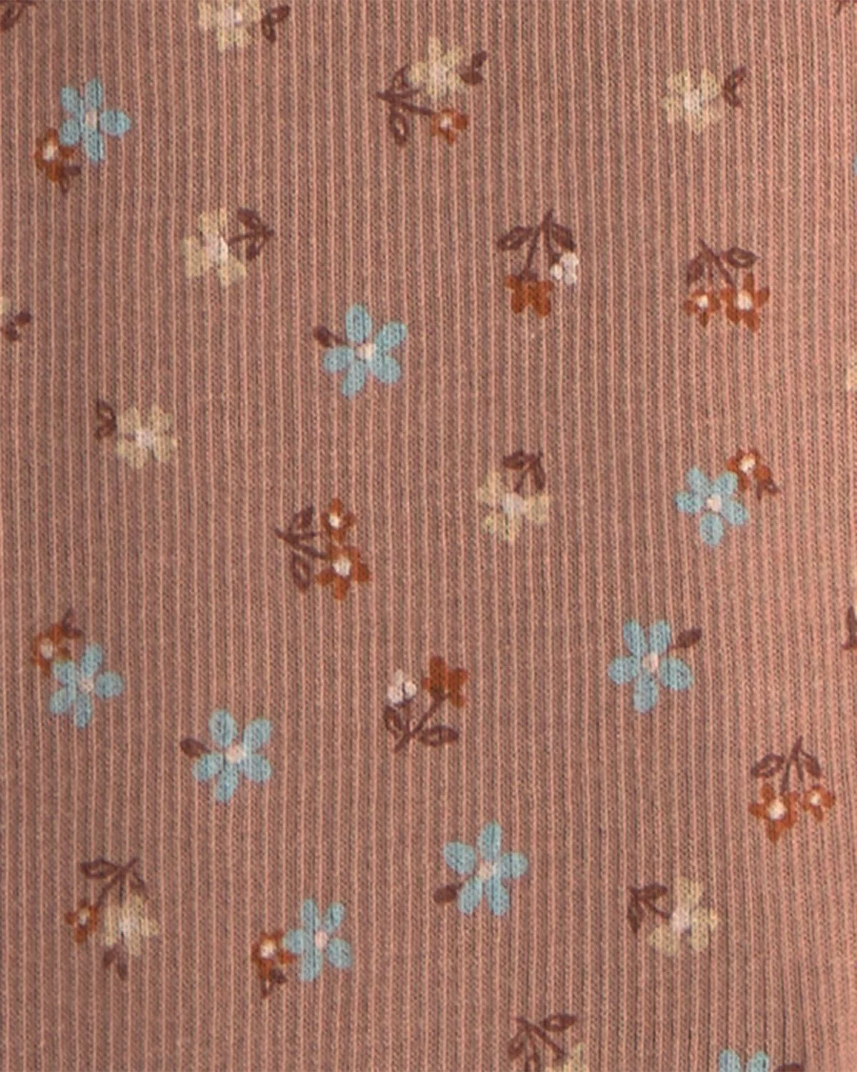 Toddler Girl 2-Piece Floral Fleece Sweatshirt & Pant Set - Brown 3 Toddler Girl 2-Piece Floral Fleece Sweatshirt & Pant Set - Brown