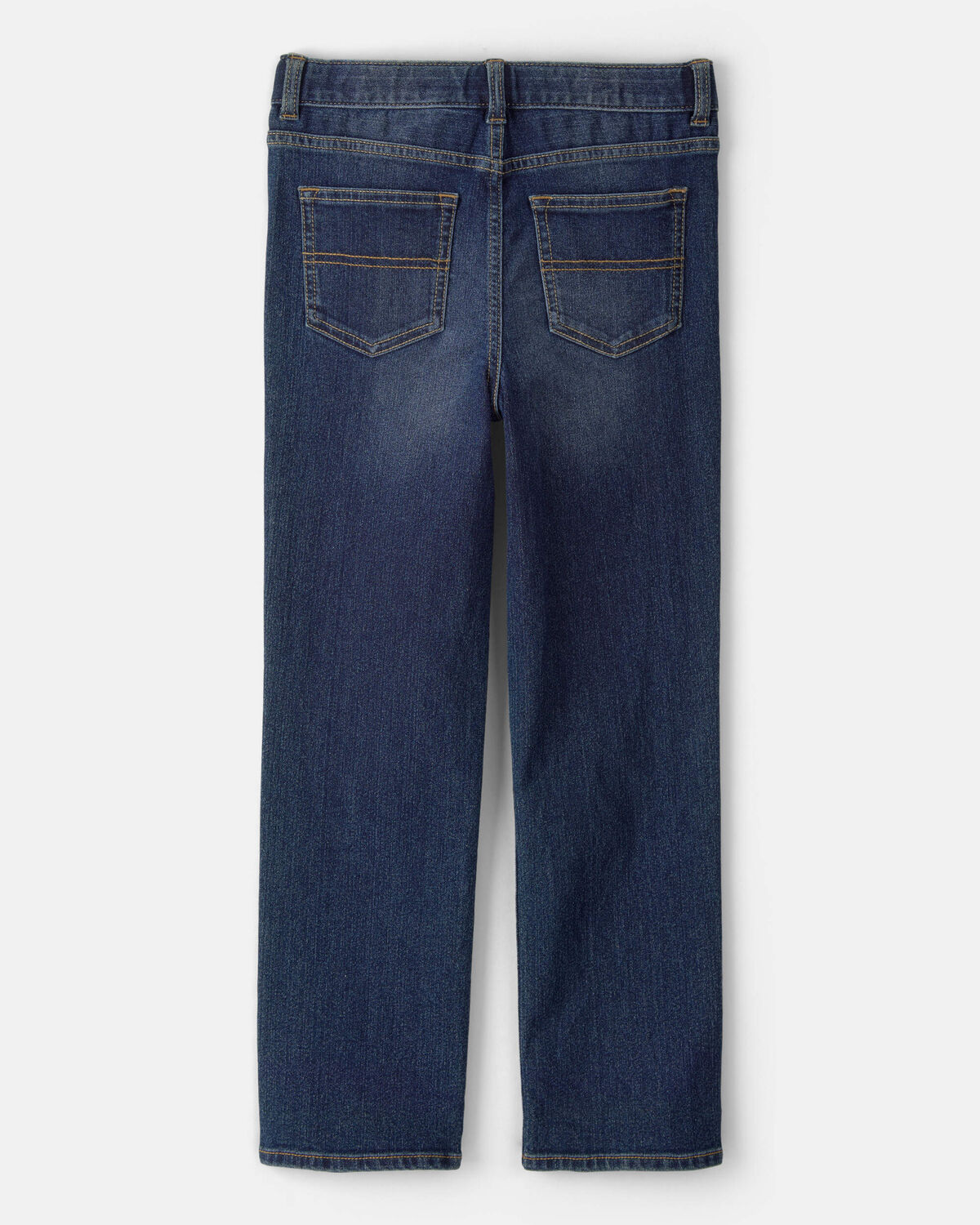 Boys Dark Wash Relaxed-Fit Classic Jeans