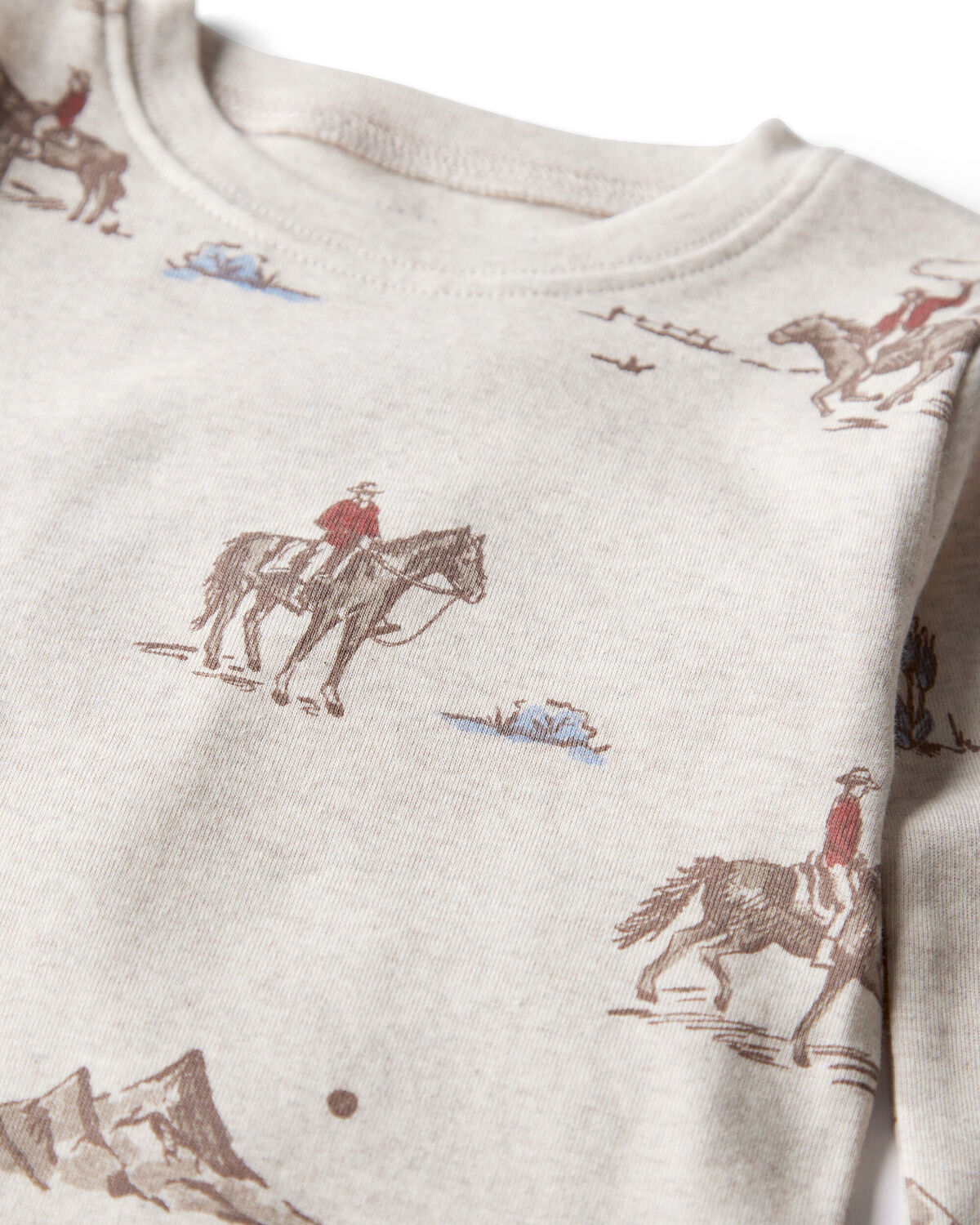 Toddler 2-Piece Organic Cotton Pajamas in Western Rodeo