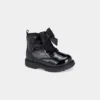 Toddler Girl Bow Combat Boots - Black