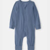 Baby Boy 2-Way Zip PurelySoft Sleep & Play Pajama - Blue