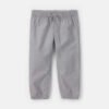 Toddler Boy Canvas Joggers - Grey
