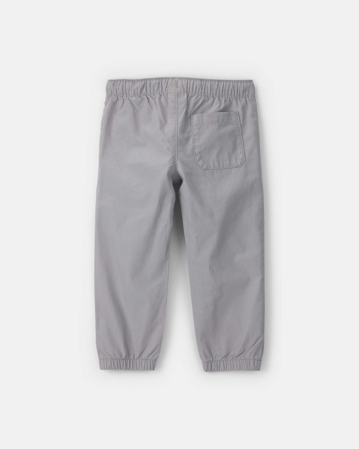 Toddler Boy Canvas Joggers - Grey