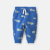 Baby Boy Racecar Fleece Pants - Blue