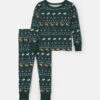 Toddler 2-Piece Fair Isle Christmas PurelySoft™ Snug Fit Pajama Set - Green 11 Toddler 2-Piece Fair Isle Christmas PurelySoft™ Snug Fit Pajama Set - Green