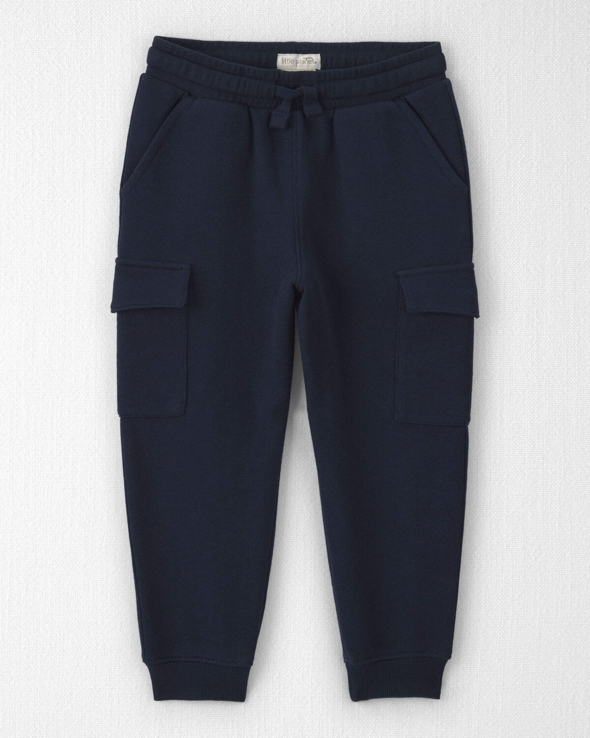 Toddler Boy Organic Cotton French Terry Cargo Pants 1 Toddler Boy Organic Cotton French Terry Cargo Pants