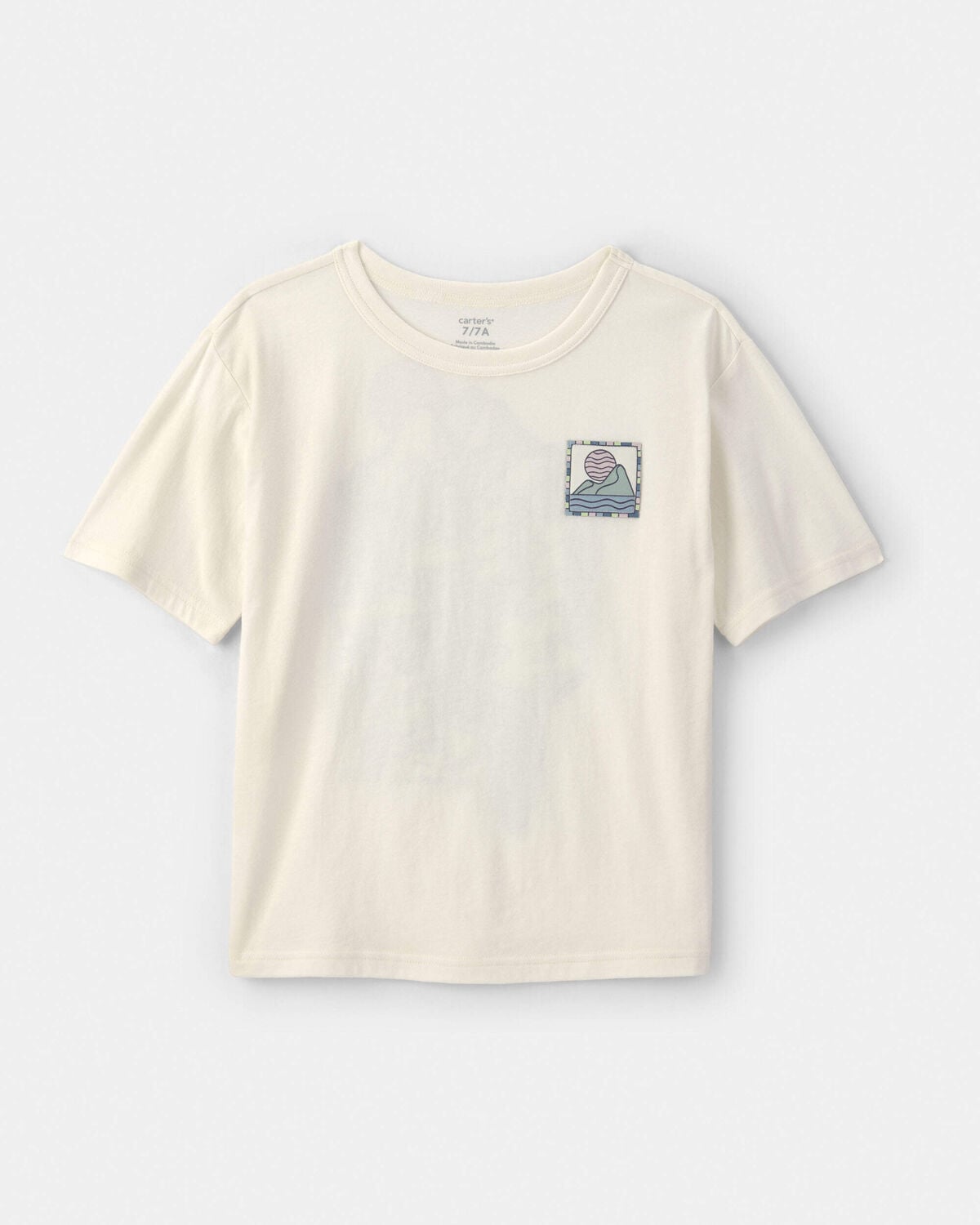 Boys Landscape Graphic Tee - Cream 1 Boys Landscape Graphic Tee - Cream