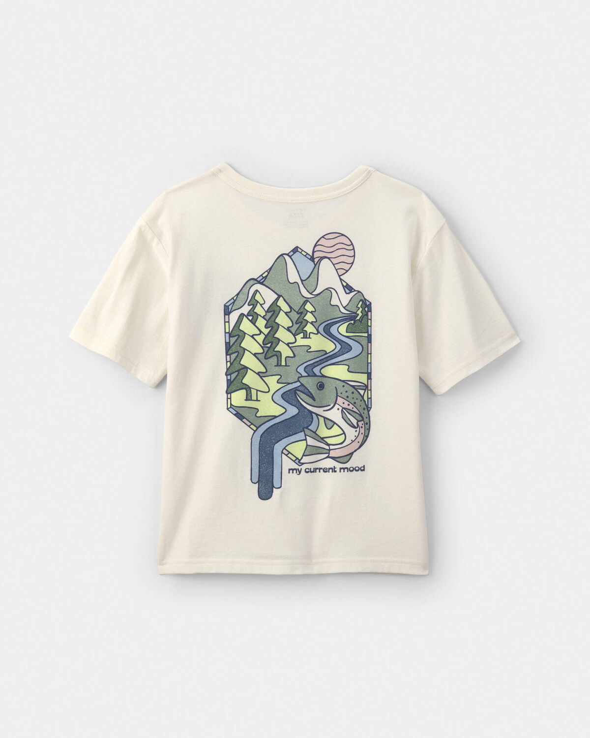Boys Landscape Graphic Tee - Cream 2 Boys Landscape Graphic Tee - Cream