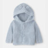 Baby Boy Bear Ears Hooded Sweater - Blue