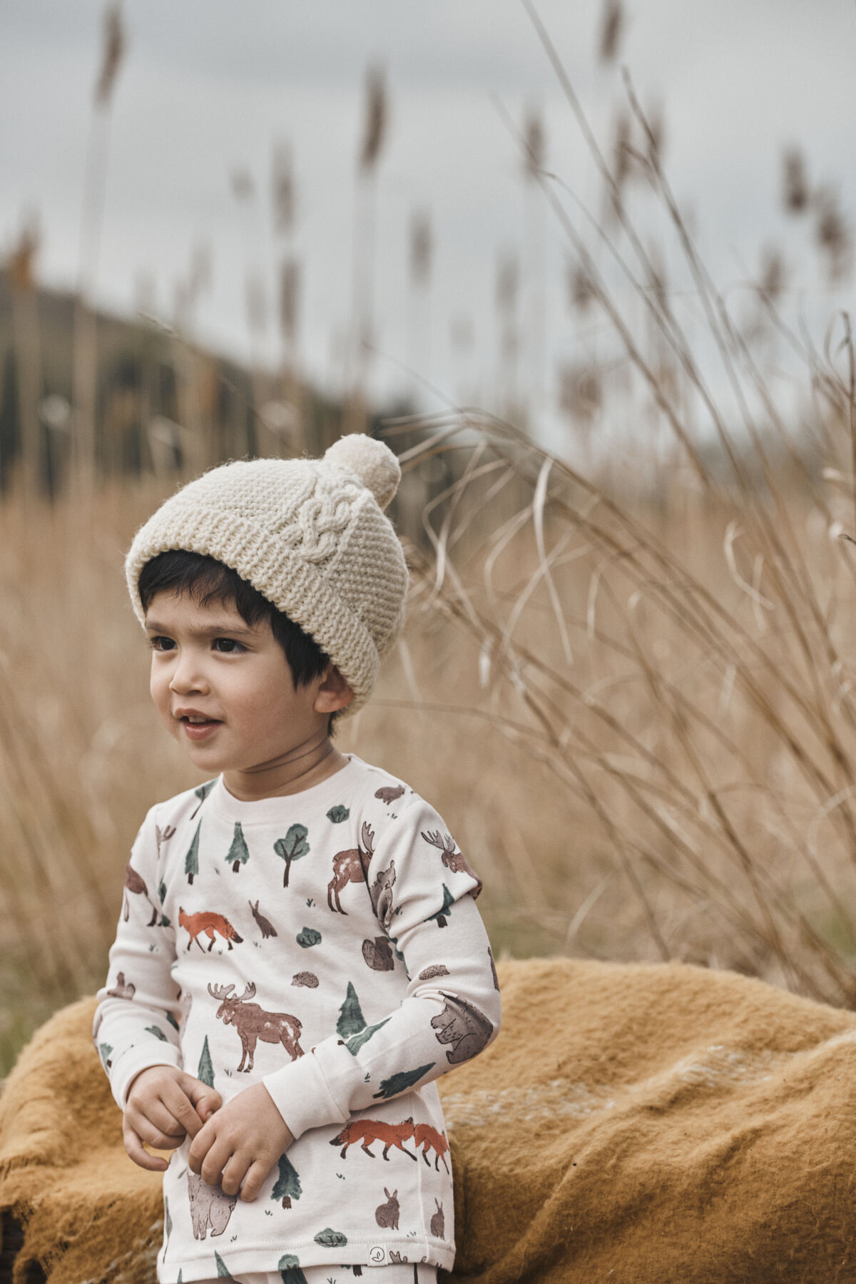 Toddler 2-Piece Organic Cotton Pajamas in Woodland Creatures