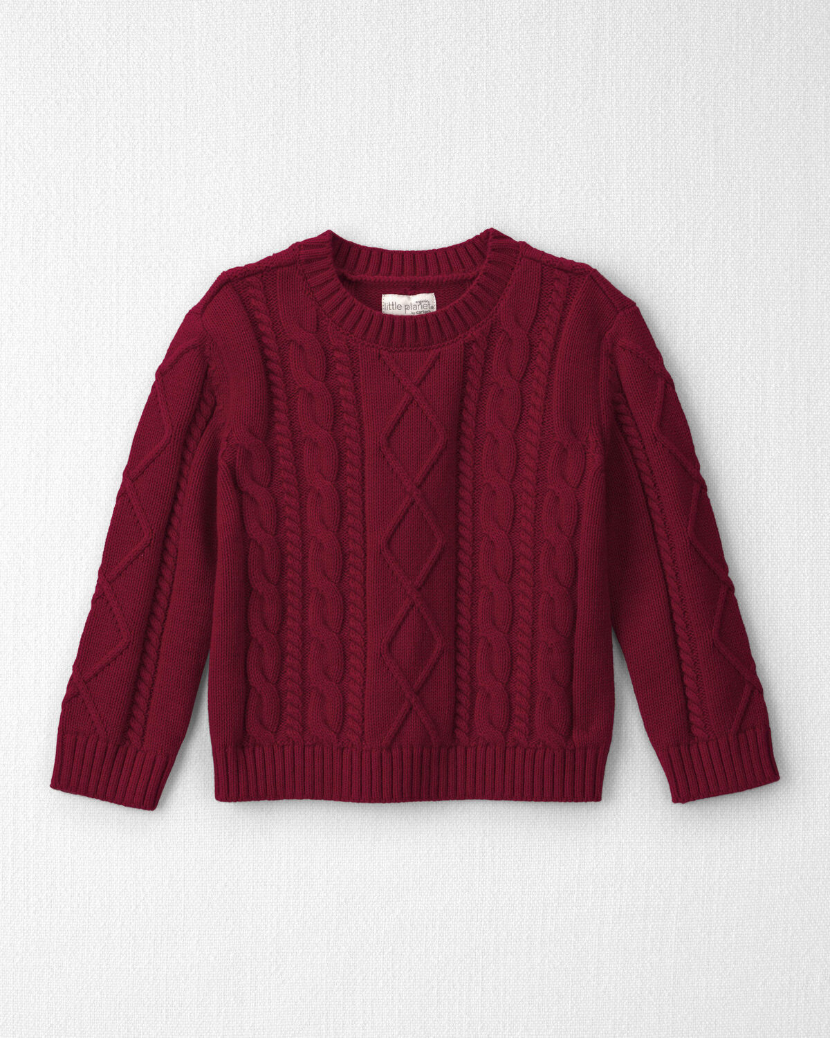Toddler Organic Cotton Cable Knit Sweater