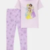 Toddler Girl Disney Princesses Snug Fit 2-Piece Pajamas - Purple