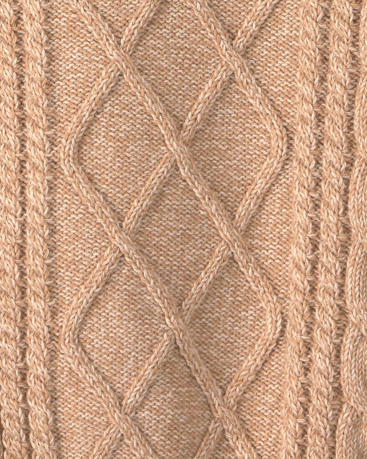 Toddler Boy Cable Knit Sweater - Tan
