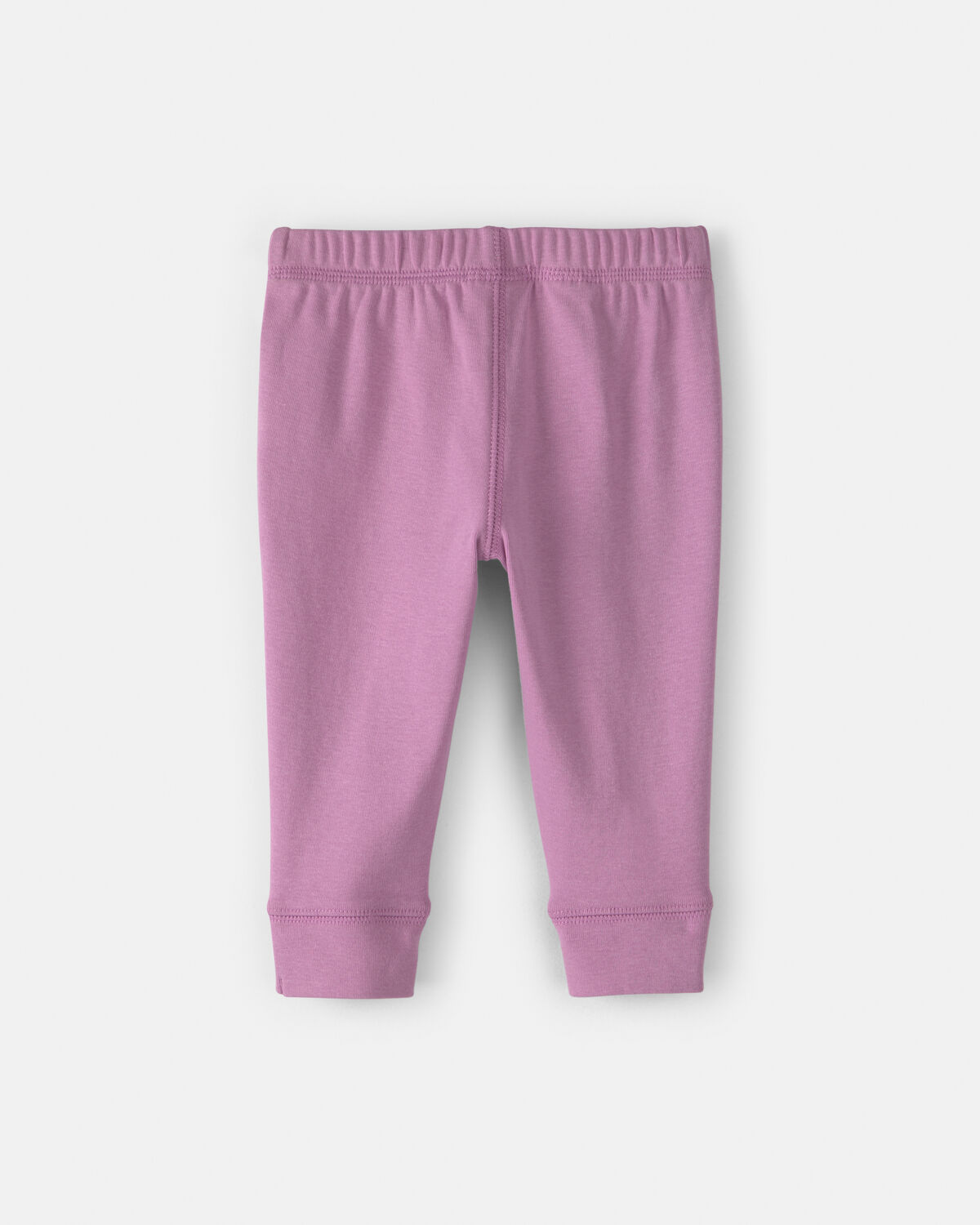 Baby Girl 4-Pack Pull-On Cotton Pants - Pink/Purple