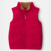 Toddler Boy Zip-Up Vest - Red