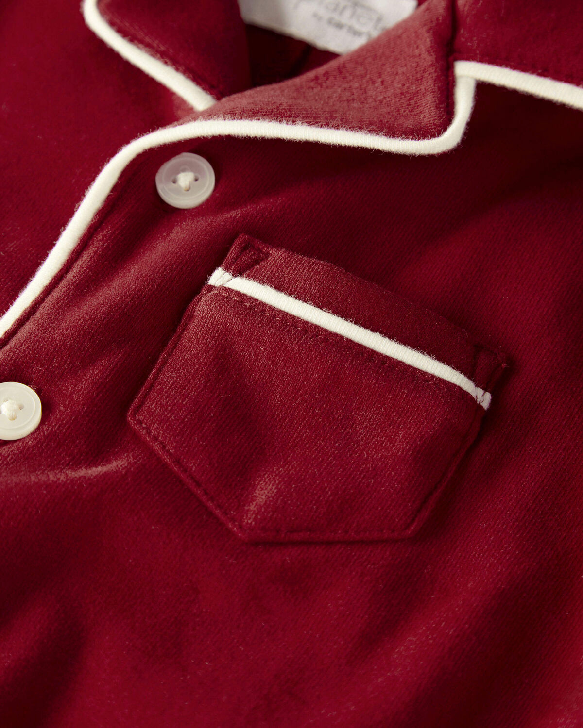 Baby Organic Cotton Coat Style Pajamas