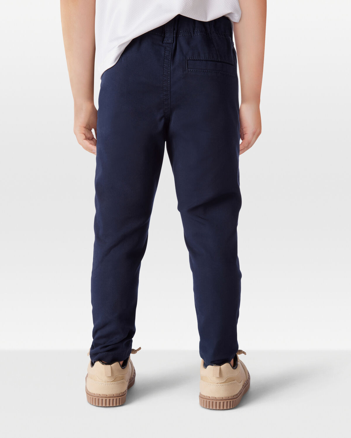 Toddler Slim Tapered Chino Pants - Navy 4 Toddler Slim Tapered Chino Pants - Navy