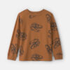 Boys Dinosaur Long-Sleeve T-Shirt - Brown 5 Boys Dinosaur Long-Sleeve T-Shirt - Brown