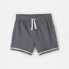Toddler Boy Stripe Mesh Active Shorts - Grey 6 Toddler Boy Stripe Mesh Active Shorts - Grey