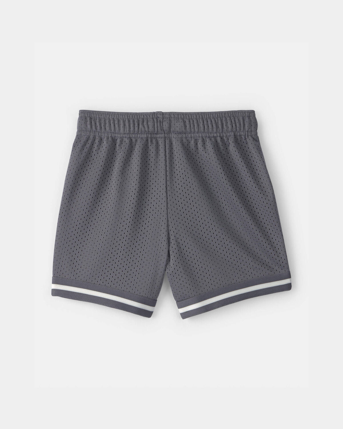 Toddler Boy Stripe Mesh Active Shorts - Grey 2 Toddler Boy Stripe Mesh Active Shorts - Grey