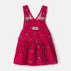 Baby Girl Nutcracker Corduroy Skirtall - Red