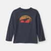 Boys 'Wild West' Dinosaur Long-Sleeve Graphic Tee - Navy Blue