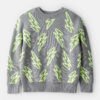 Boys Lightning Sweater - Grey 5 Boys Lightning Sweater - Grey