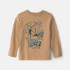 Boys Soccer Long-Sleeve Graphic Tee - Brown