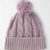 Baby Girl Organic Cotton Cable Knit Winter Hat 12 Baby Girl Organic Cotton Cable Knit Winter Hat