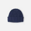 Baby Boy Ribbed Beanie - Navy