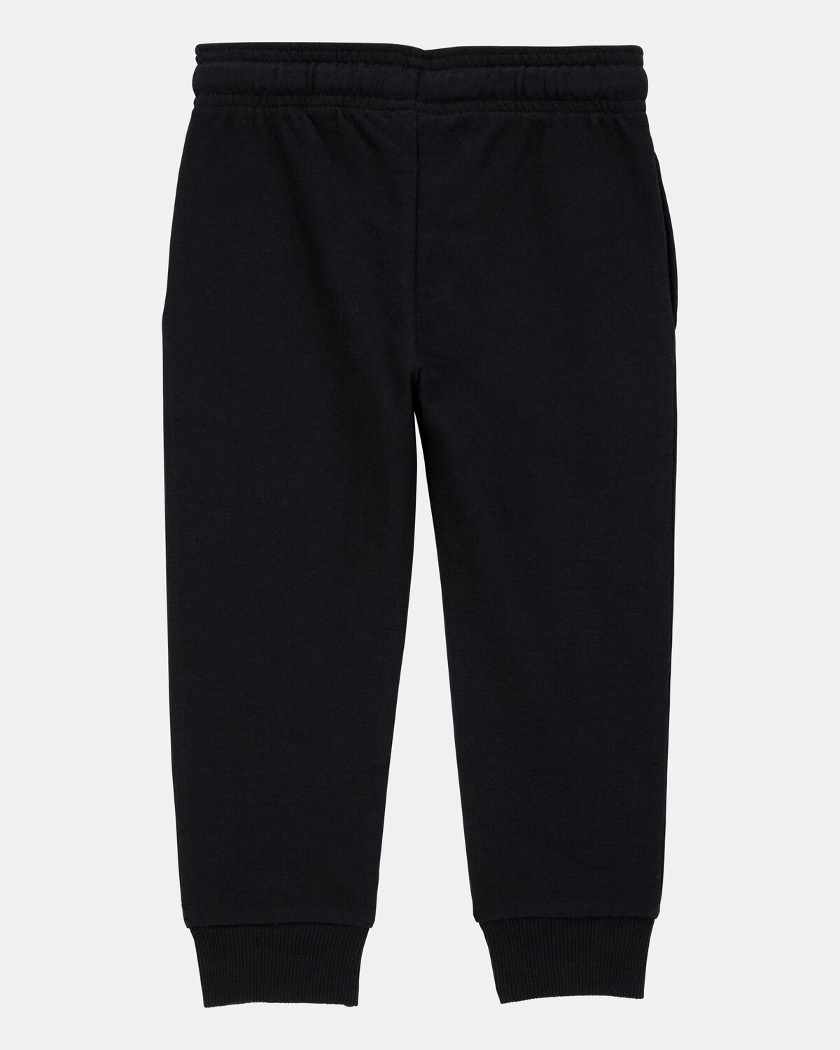 Baby Boy Pull-On Drawstring Joggers - Black