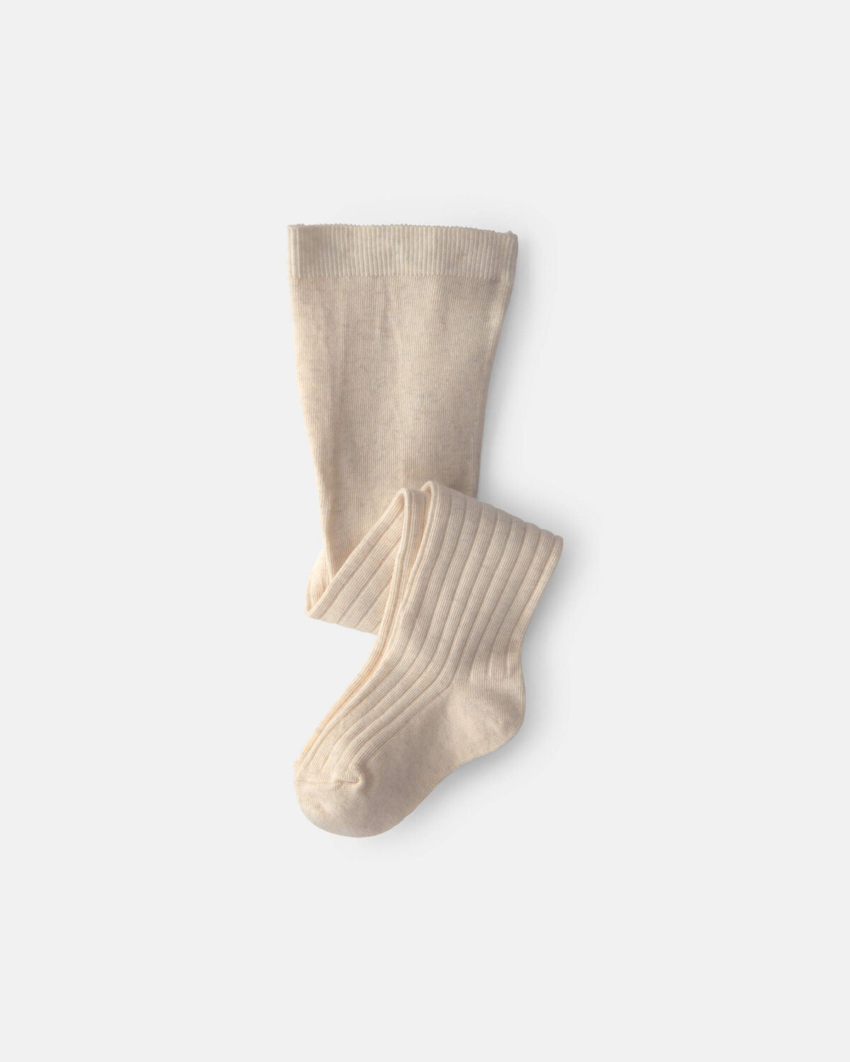 Girls Ribbed Tights - Cream 1 Girls Ribbed Tights - Cream