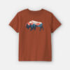 Boys Buffalo Mountain Graphic Tee - Brown 2 Boys Buffalo Mountain Graphic Tee - Brown